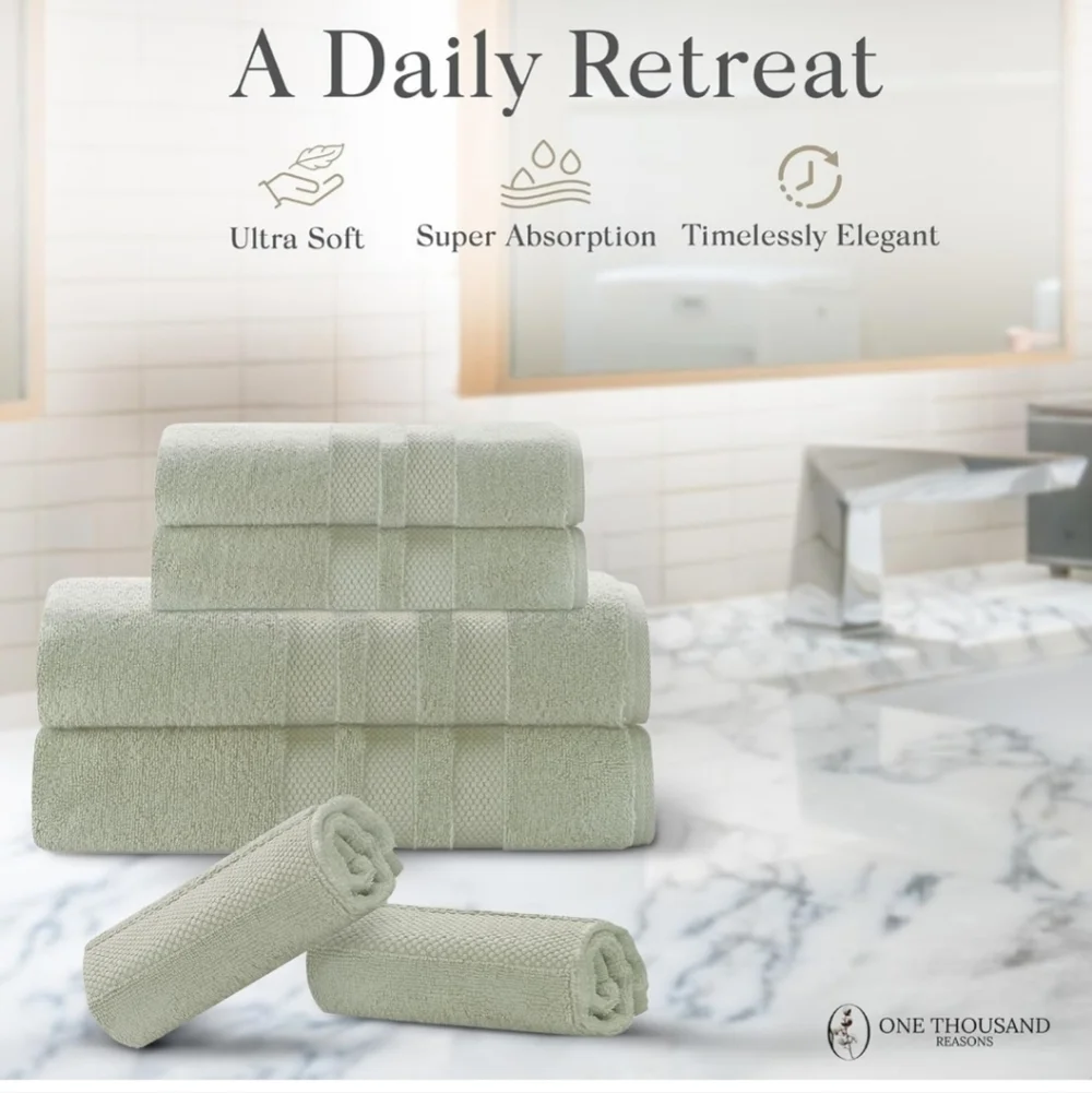 Zero Twist Bathroom Towels Ser